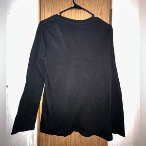 Guc black long sleeve tee size jr 10/12